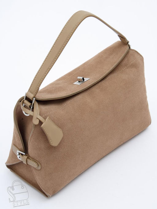 Сумка женская кожаная 1026LF sand Polina&Eiterou