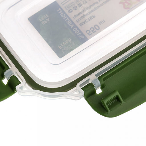 Контейнер для продуктов пластмассовый Мастер 0,55л, глубокий, прямоугольный, с клипсами, воздухонепроницаемый (герметичный), съемный силиконовый уплотнитель, подходит для СВЧ, цвета микс (Россия) - Домашняя мода фото 7