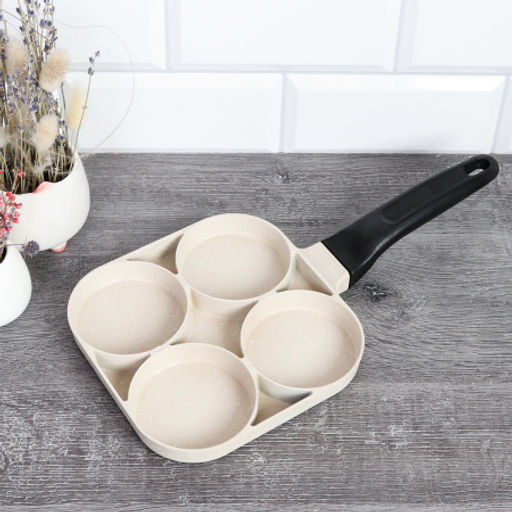 Сковорода для завтрака 17,5x17.5 см / RSD-56 /уп 24/ антипригар гранит Бакелит - Галеонтрейд фото 2