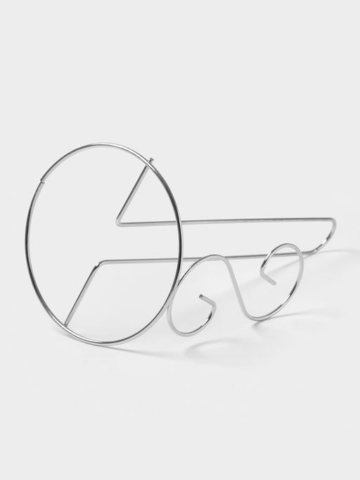 Держатель для бумажных полотенец настольный Доляна «Волна», 14×14×29 см, хром