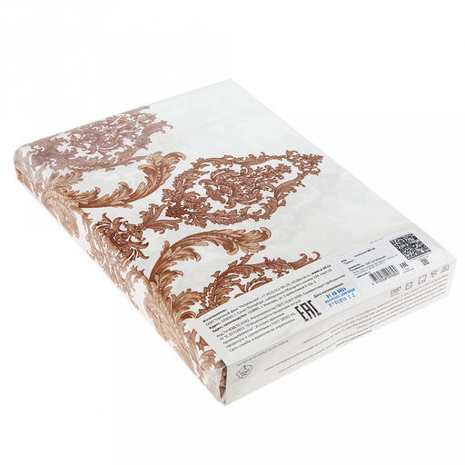 Постельное белье, комплект 2-х спальный "Гелиос" 4 предмета: пододеяльник 175х215см, евро-простыня 220х240см, 2 наволочки 70х70см с клапаном-запахом, полисатин "Премиум" 90г/м2, упаковка "классическая" ПВХ 32х41см, "Домашняя мода" (Россия)