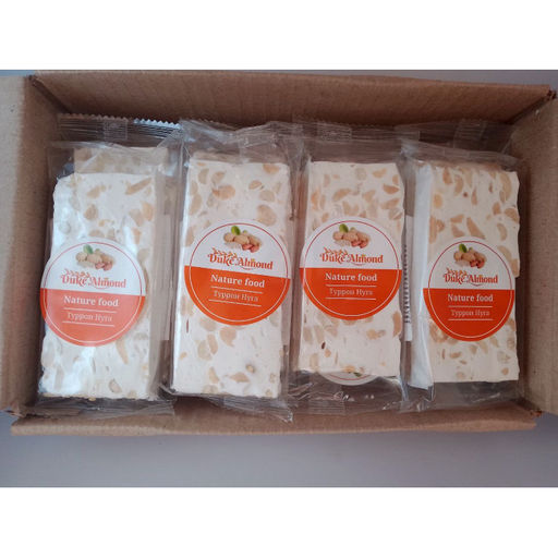 Туррон, блок с арахисом (Нуга с орехами), 16шт*50г