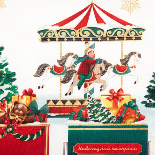 Набор подарочный Этель Новогодняя ярмарка, фартук, полотенце, прихватка  фото 4