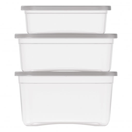 Цена за 2 шт. Набор емкостей для СВЧ квадратная М1925