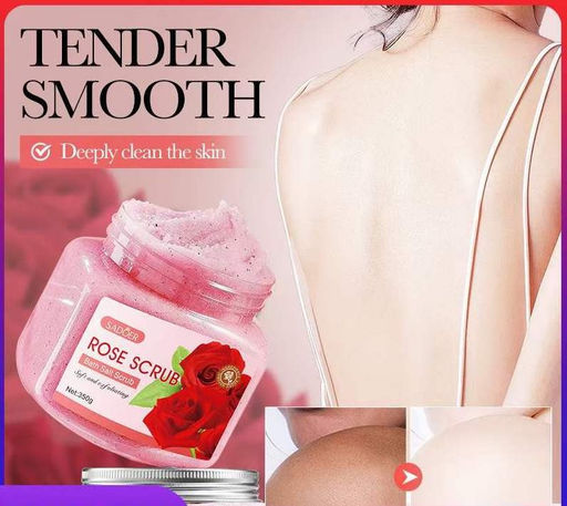 SADOER Увлажняющий скраб для тела с розой, 350 гр.  фото 2