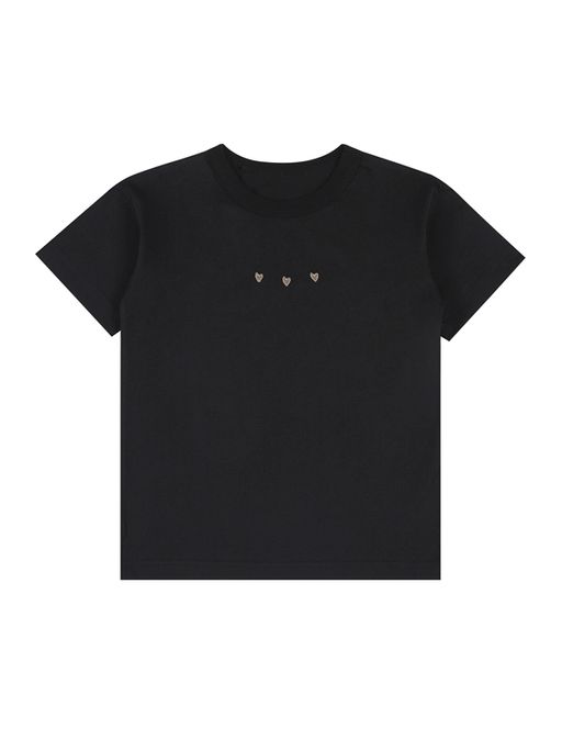 Футболка детская Апрель чёрная хлопок  фото 3