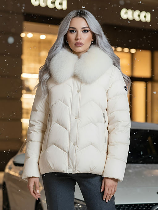 Куртка зимняя с мехом и капюшоном Бренд: Visdeer