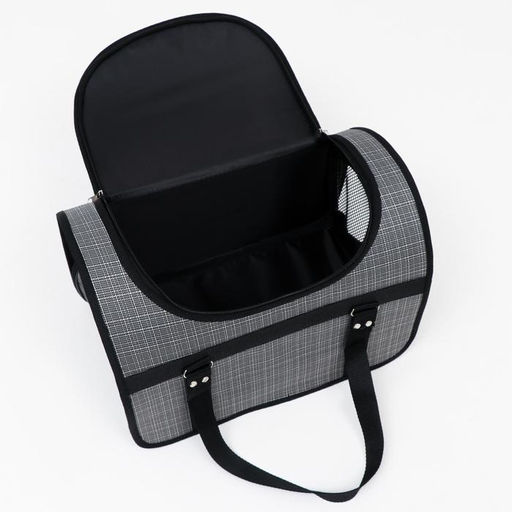 Сумка - переноска для животных, с люком, 40 х 25 х 27 см, микс цветов - Пижон фото 15