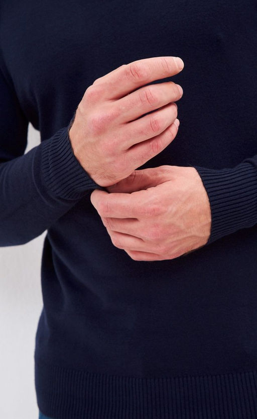 Джемпер F121-01-889 navy - Fine joyce фото 6