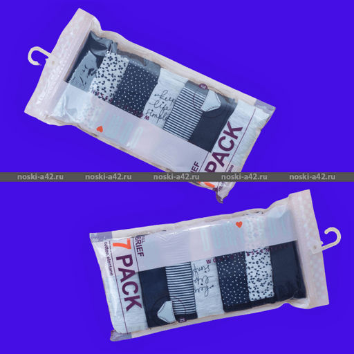 Цена за 7 шт. Трусы женские DOMINANT Турция большие размеры высокая посадка Неделька - 7 шт. арт. 57000-389 2XL (50)  фото 3