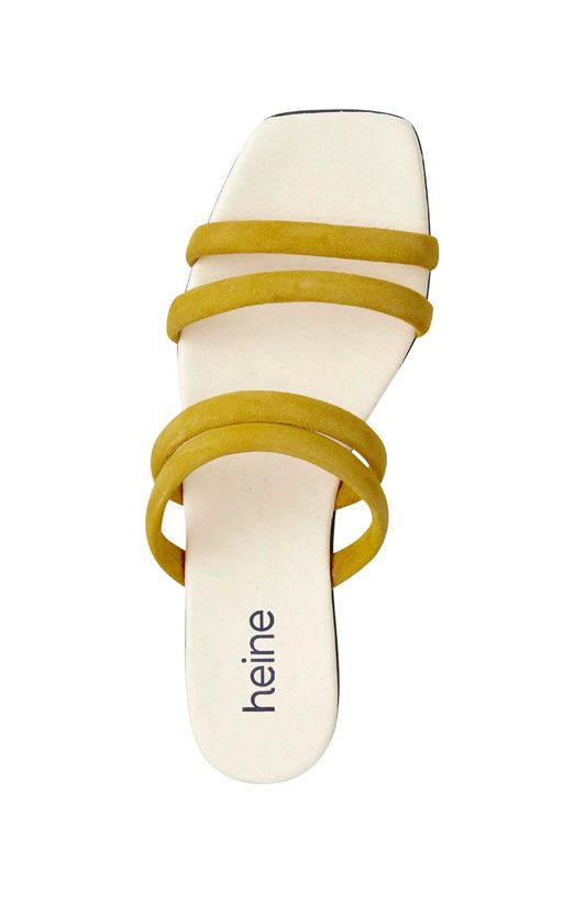 Шлепки, желтые - Heine фото 3