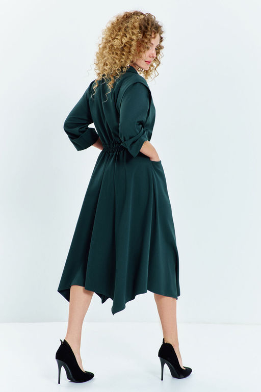 Платье Euro Moda 619 зеленый