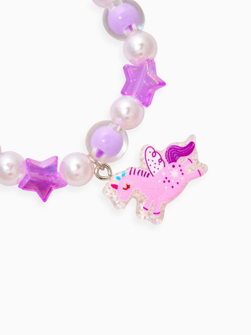 Цена за 2 шт. Набор детских браслетов «Выбражулька. Пончик и Единорог», 3 шт. d=7.5 см, силиконовый, разноцветный