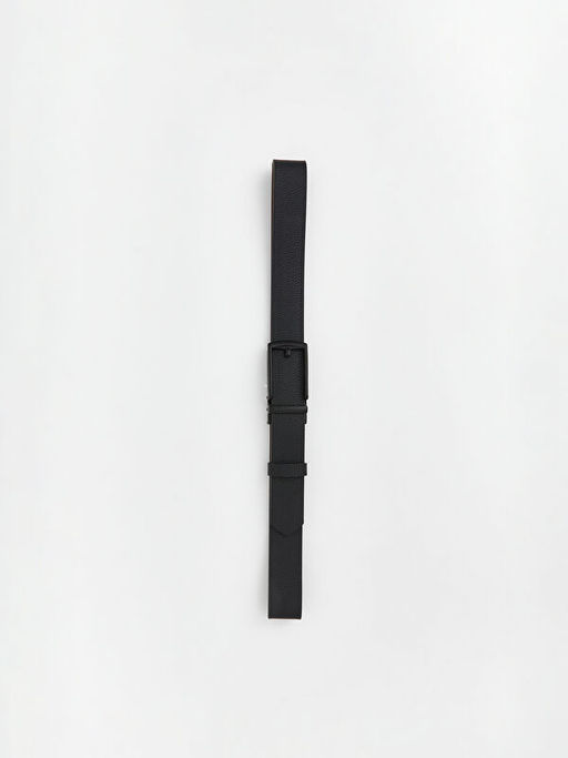 Deri G?r?n?ml? Erkek Kemer