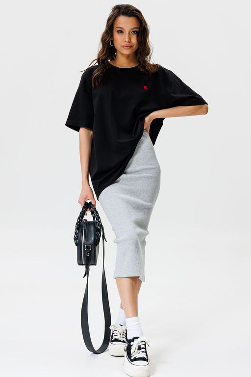 Юбка GO F2064/50-04.164-170 серый меланж - Pirs фото 3