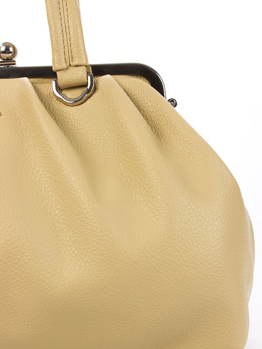 LACCOMA сумка Аурора-Y2005-желто-бежевый эко кожа хлопок фото 4
