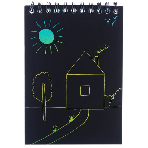 Гравюра блокнот детский «Щенячий патруль», 10 листов, наклейки