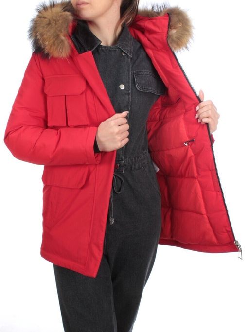 8097 RED Куртка зимняя женская JARIUS (200 гр. холлофайбера) - Fashion фото 10