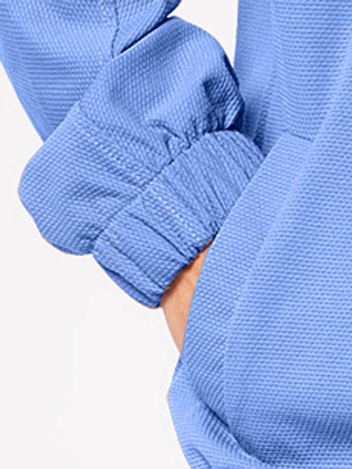 Худи с молнией из фактурного трикотажа с эластаном - Vilatte фото 2