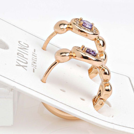 XUPING Серьги с замком кольцо арт. 18 1025 (id 278357) - Rada фото 2