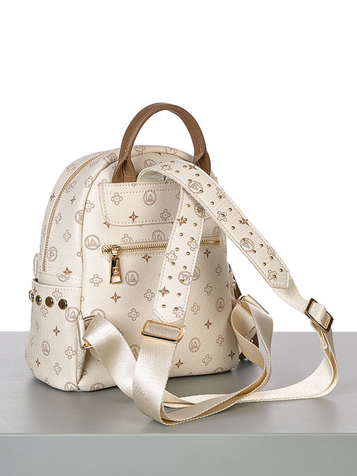 LACCOMA рюкзак AC7302-фигурки кремовый эко кожа  фото 5