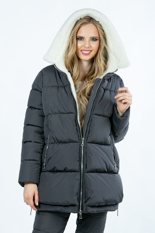 Куртка зимняя из плащевой ткани  на синтепухе - А+б коллекция фото 13