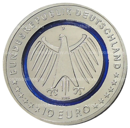10 евро 2025 года D Германия На службе общества Служба технической поддержки