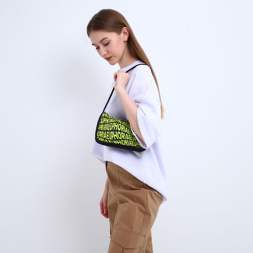 Сумка женская багет из текстиля «Эйфория», 23×13×5 см