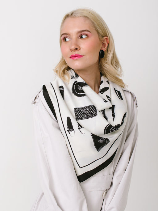 Большой, мягкий, тонкий и очень нежный двусторонний платок - Tantino фото 6