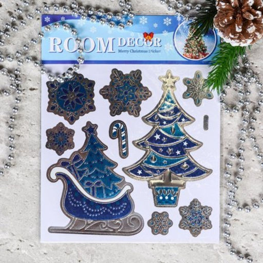 Наклейка новогодняя 18х23 Новый год / 610-279 /уп 12/300/ - Галеонтрейд фото 3