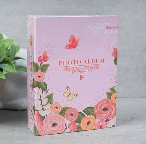 Фотоальбом 100 фото 10х15 Цветы / 9356 /уп 96/ (Голубой) - Галеонтрейд фото 4