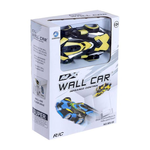 Антигравитационная машинка СпортКар, радиоуправление, аккумулятор, ездит по стенам, свет, цвет жёлтый - Simaland фото 7