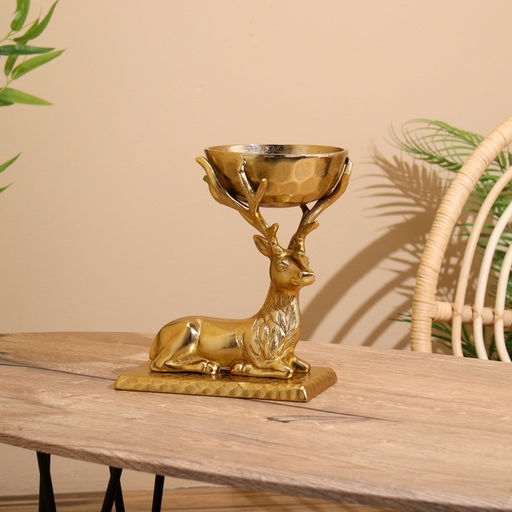 Подсвечник Олень, 24?14?24 см, алюминий