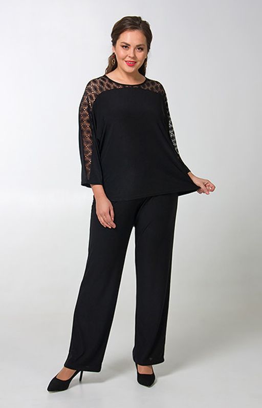 Великолепная блуза свободного покроя из тонкого шелковистого  трикотажа. Рукава летучая мышь - Ckc collections фото 3