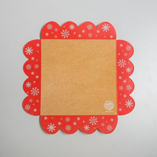 Цена за 5 шт. Коробка для кондитерских изделий с PVC крышкой «New story», 13×13×3 см