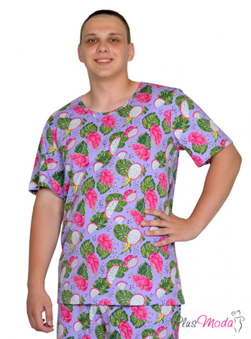 Футболка Модель №2050 размеры 44-84 - Plusmoda фото 2