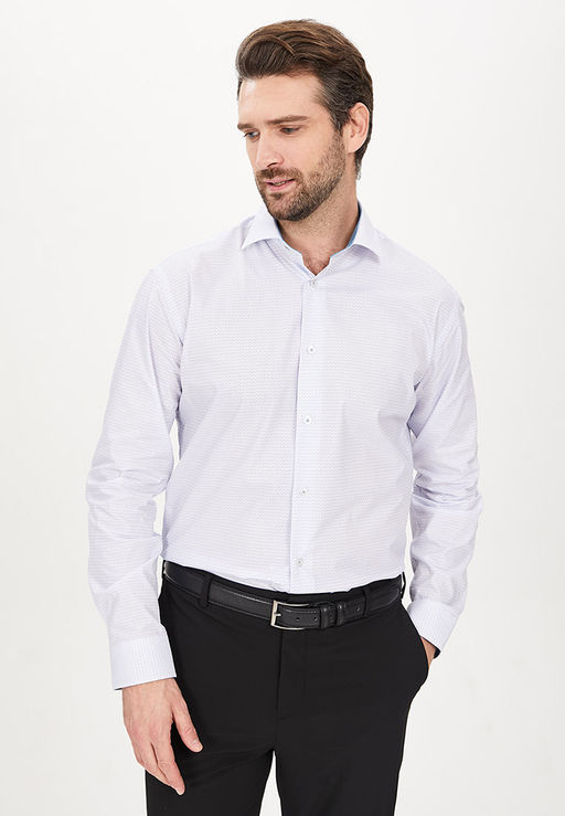 Сорочка мужская длинный рукав GREG 123/131/688/Z/1  фото 10