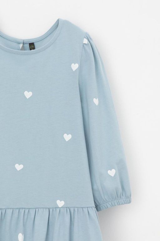 Crockid _ КР 5931-1/пыльно-синий,сердечки к557 платье для дев  фото 2