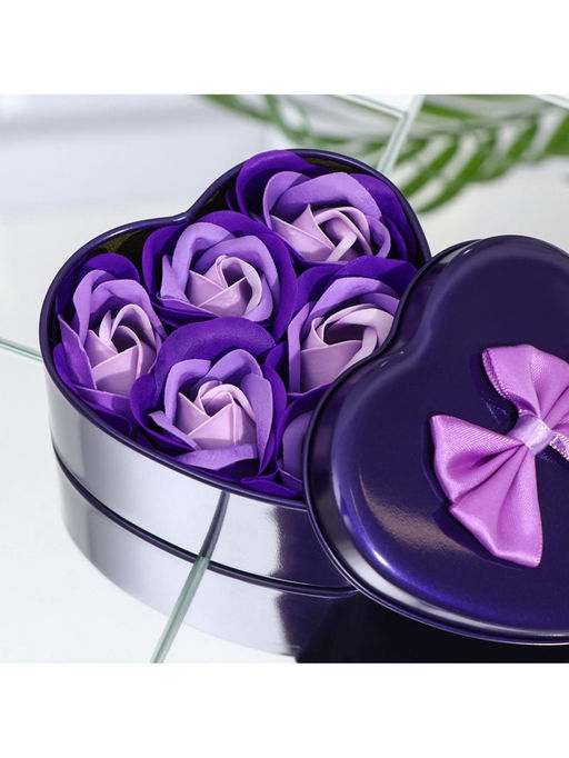 Мыльные розы, трёхцветные, набор 6 шт. - SB BEAUTY фото 7