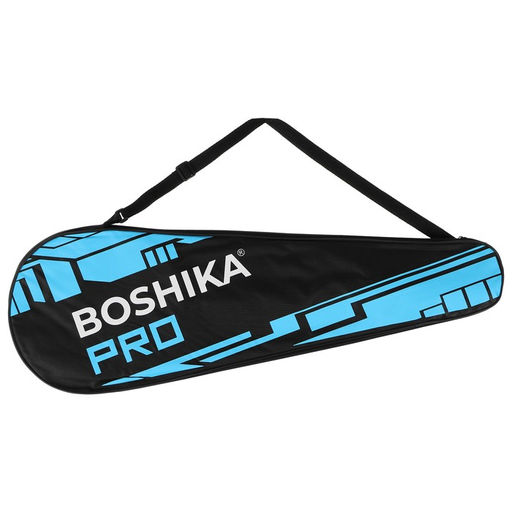 Ракетка для бадминтона BOSHIKA PRO, алюминий, графит, в чехле  фото 3