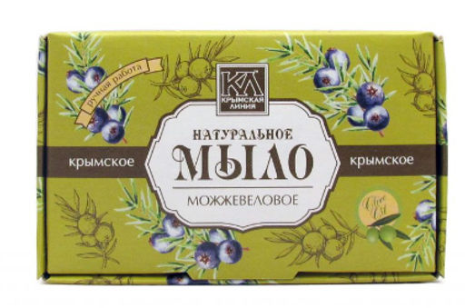 Мыло натуральное туалетное твердое Можжевельник, 50 г