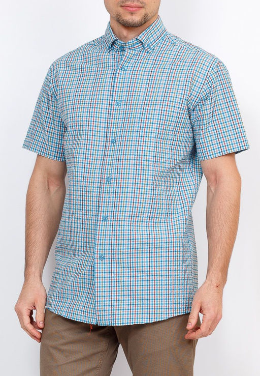 Сорочка мужская короткий рукав GREG Gb225/109/74/Z/1*  фото 6