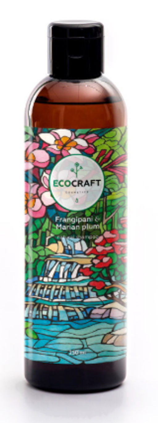 Натуральный шампунь для укрепления и восстановления волос "Frangipani and Marian plum" Франжипани и марианская слива