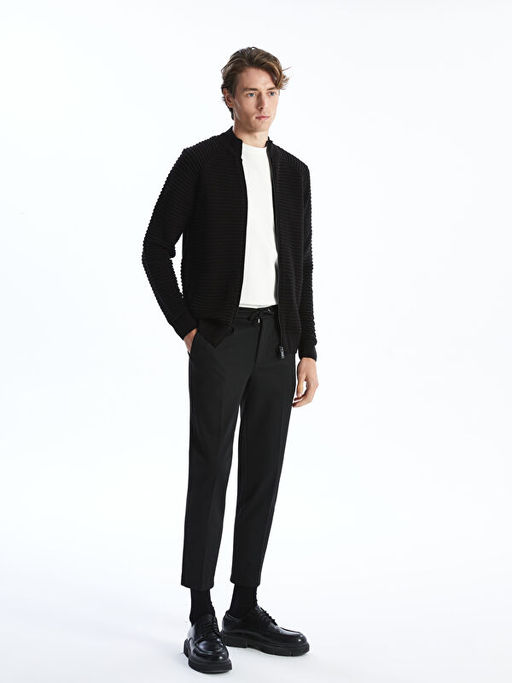 Standart Kal?p Dik Yaka Erkek Triko H?rka