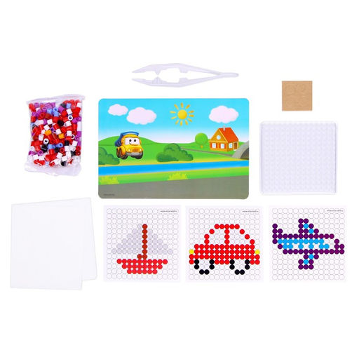 Термомозаика Весёлый транспорт с игровым полем