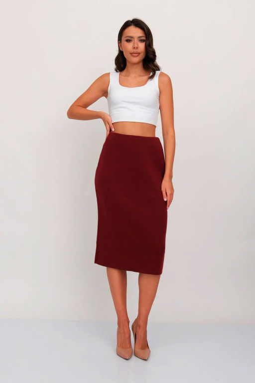 ЗЛАТА Юбка И 010/св.бордо