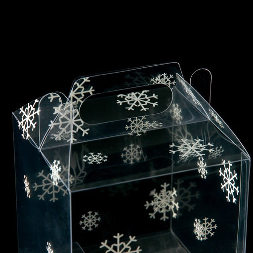 Цена за 5 шт. Складная коробка из PVC 11 x 11 x 11 см Праздничное настроение - UPAK LAND фото 6