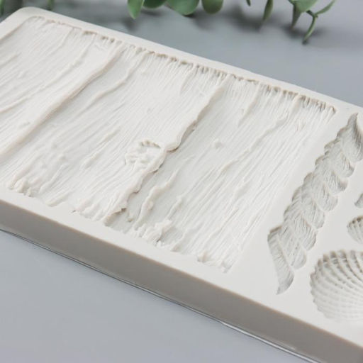 Молд силиконовый «Фон - пляж с ракушками» 5 предметов 19.8×11.4×1 см