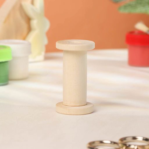 Цена за 4 шт. Заготовка для творчества Катушка 4 , 5,5хd3см, втулка 2см, отверстие 1см