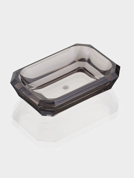 Набор для ванной «Блэк», 3 предмета, дозатор, стакан, мыльница